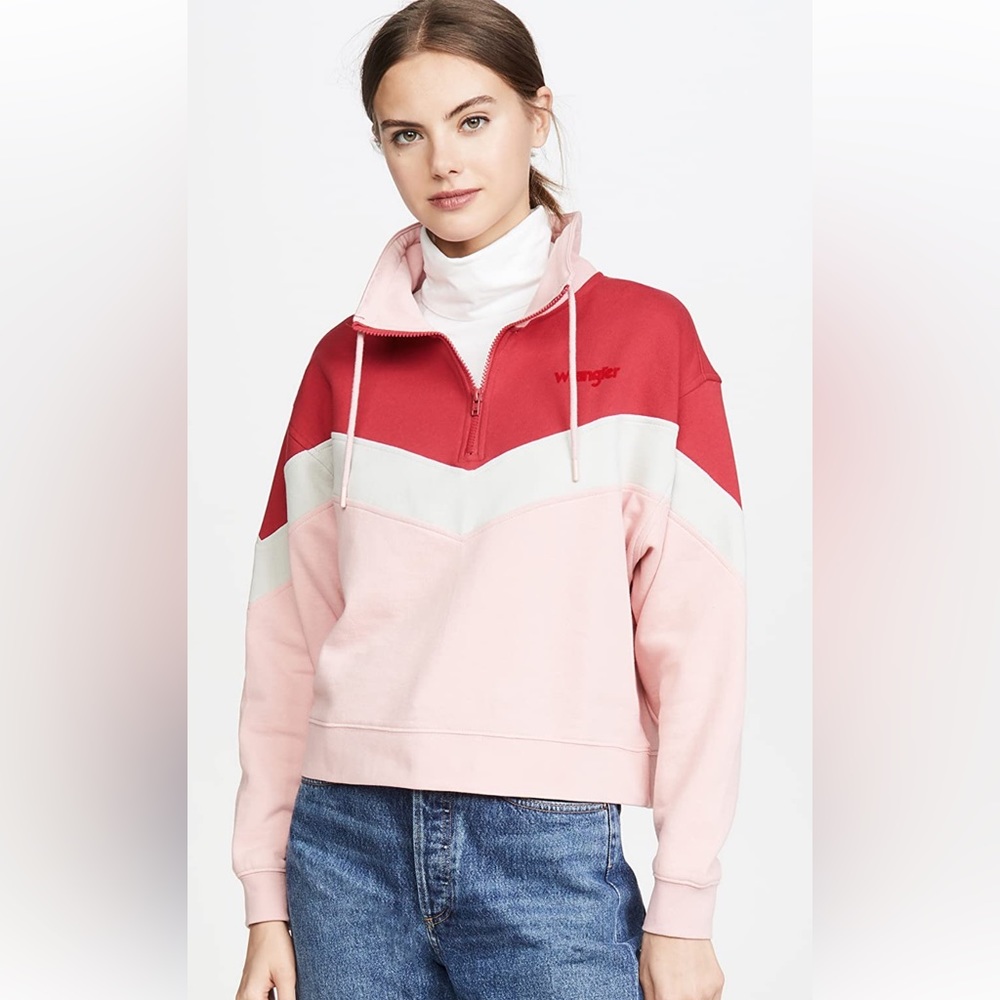 WRANGLER pull over half zip